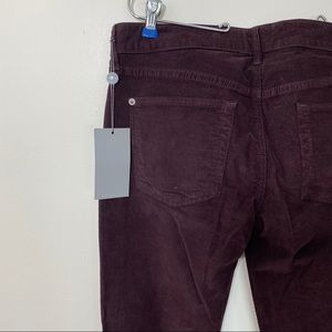BNWT 7 For All Mankind Corduroy Deep Purple 29